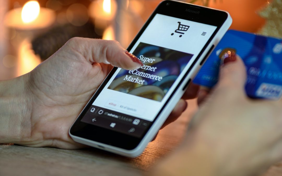 Person shopping from an online seller